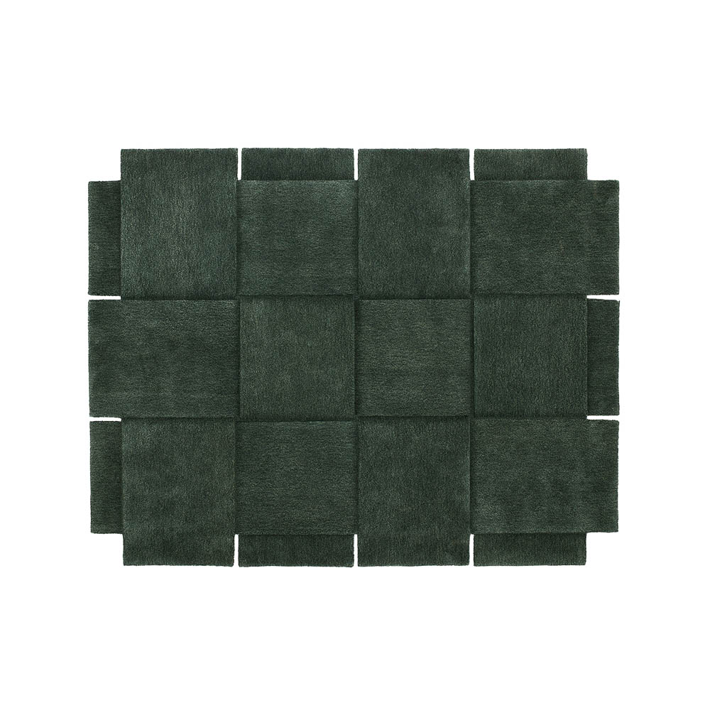 PRE-ORDER | DESIGN HOUSE STOCKHOLM Basket Rug, Green- 4 Sizes