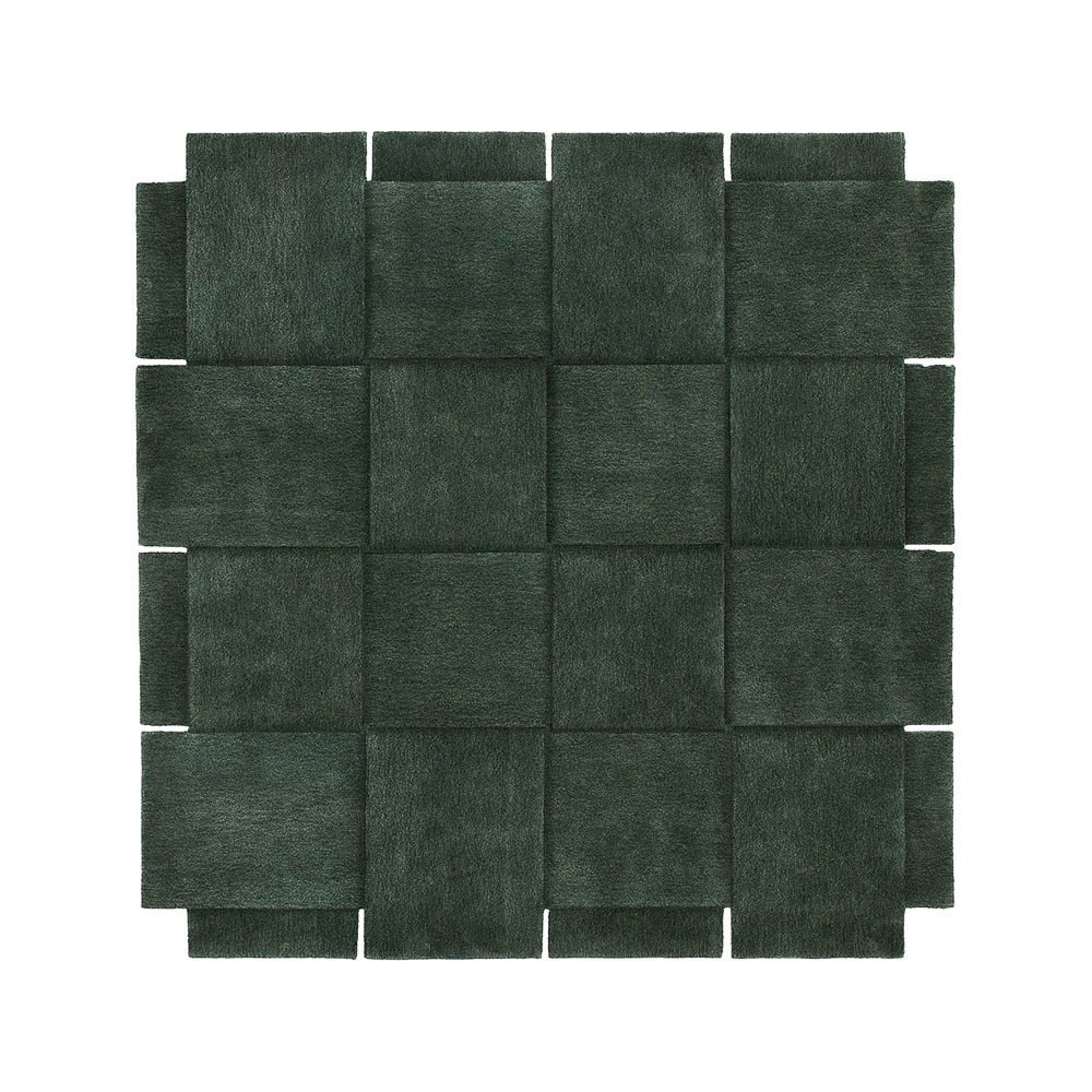 PRE-ORDER | DESIGN HOUSE STOCKHOLM Basket Rug, Green- 4 Sizes