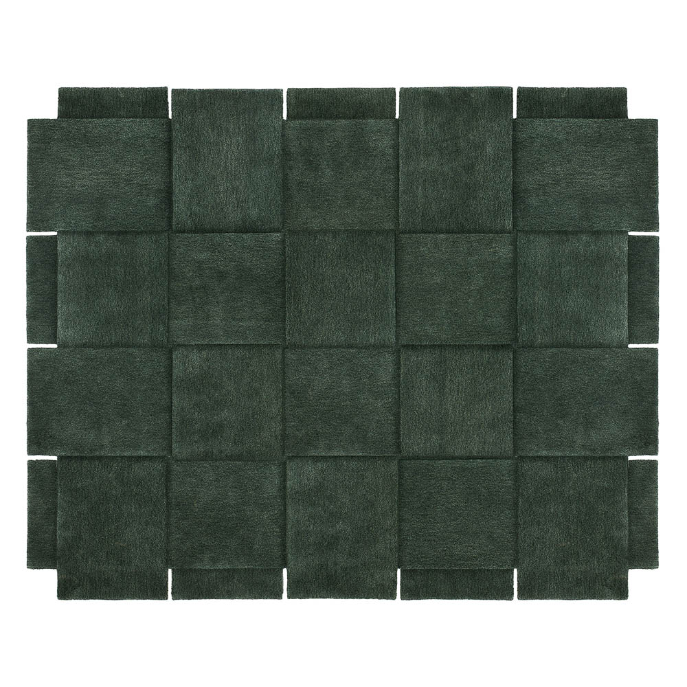 PRE-ORDER | DESIGN HOUSE STOCKHOLM Basket Rug, Green- 4 Sizes