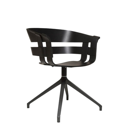 PRE-ORDER │ DESIGN HOUSE STOCKHOLM Wick Chair Swivel, Black/Grey