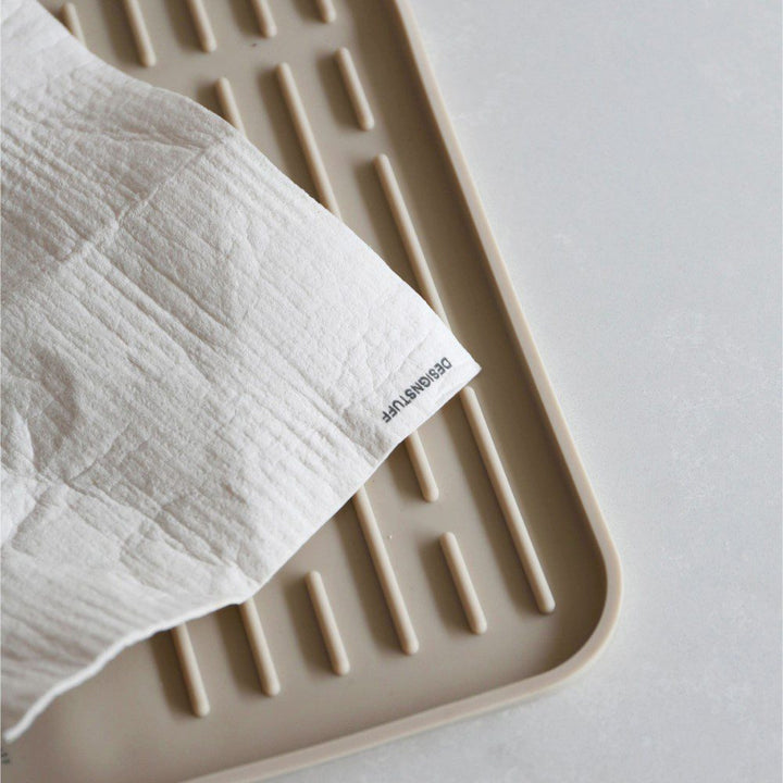 DESIGNSTUFF Compostable Eco Dishcloth, White (Pack of 3)