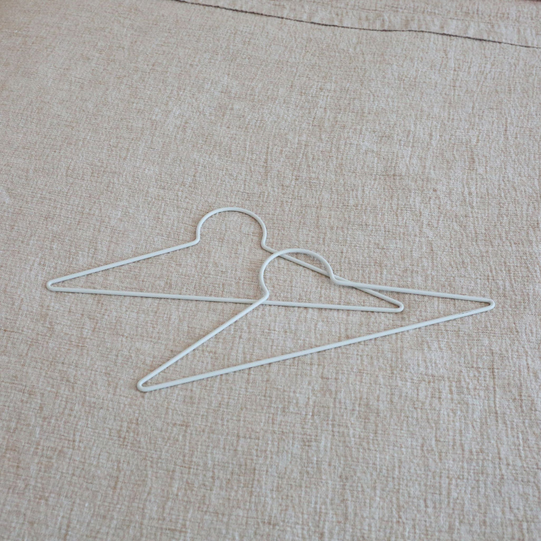 DESIGNSTUFF Curve Hangers - Set of 3, White