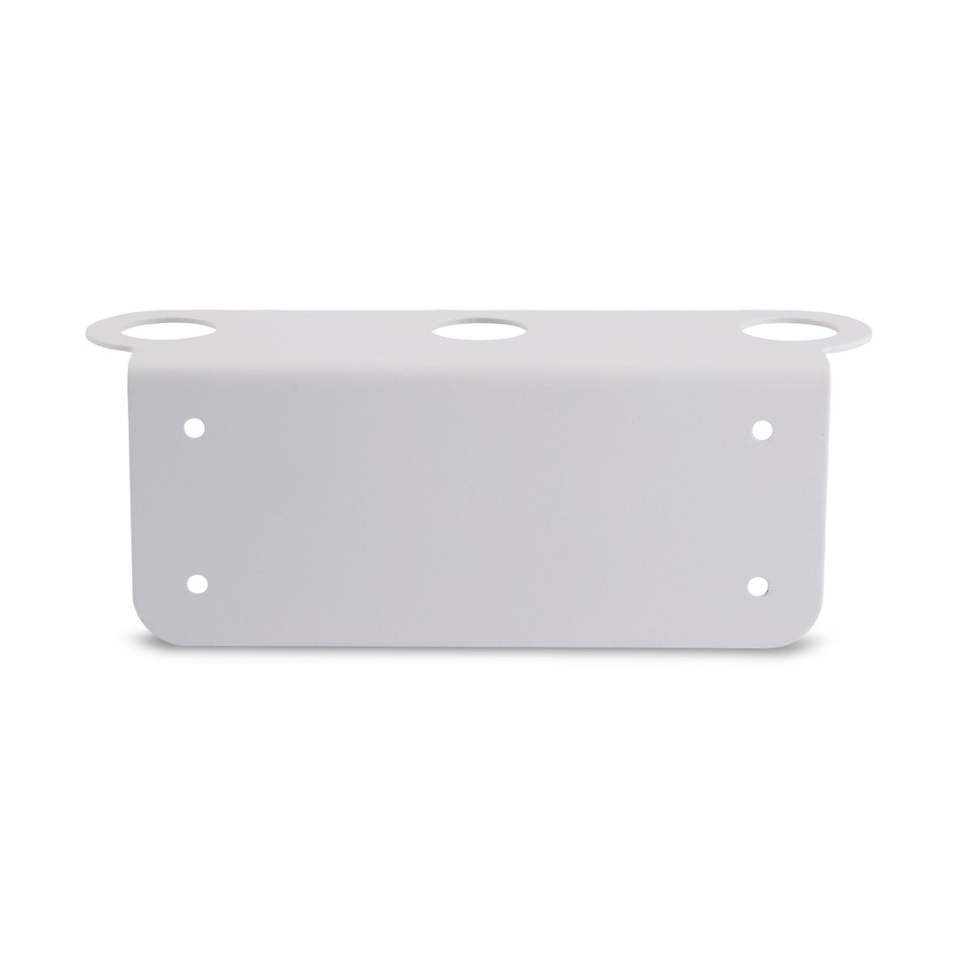 DESIGNSTUFF Floating Triple Soap Dispenser Holder, White