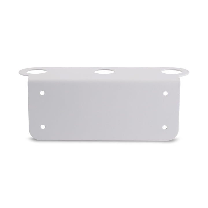 DESIGNSTUFF Floating Triple Soap Dispenser Holder, White