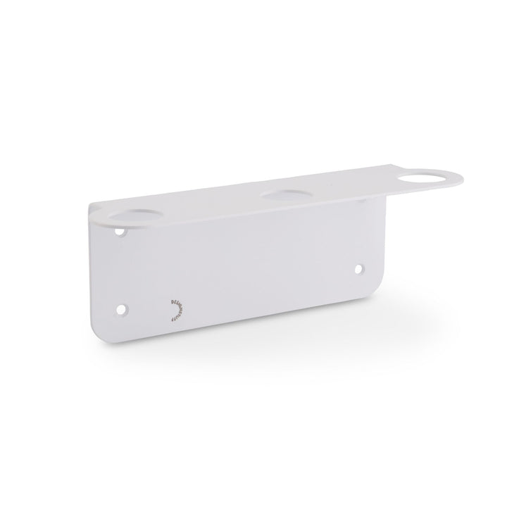 DESIGNSTUFF Floating Triple Soap Dispenser Holder, White