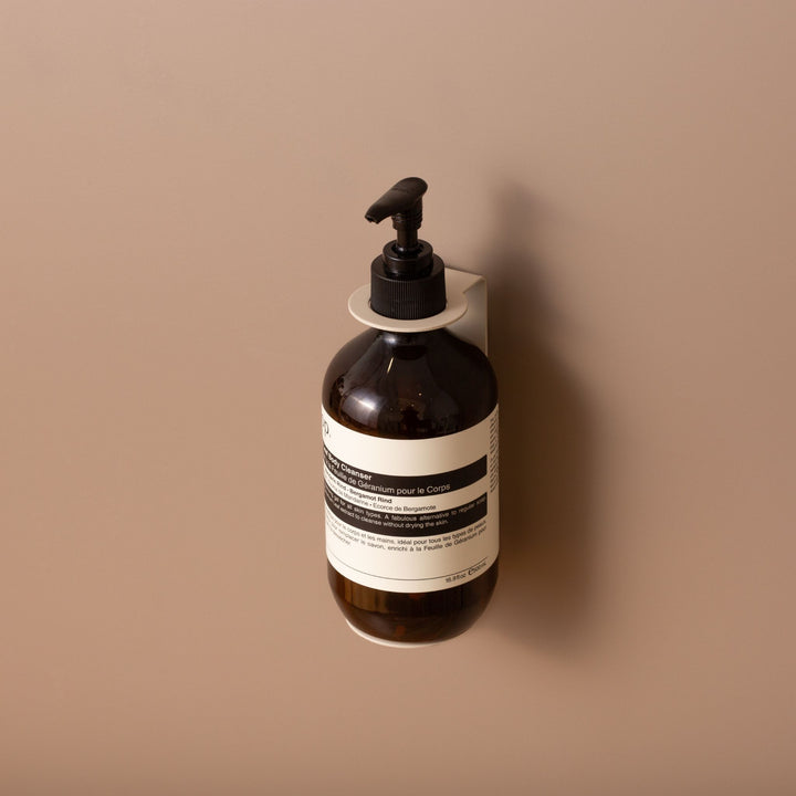 DESIGNSTUFF Single Soap Dispenser Holder, Sand