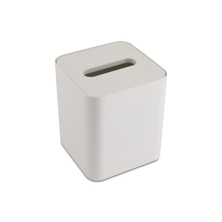 DESIGNSTUFF Square Tissue Box, White