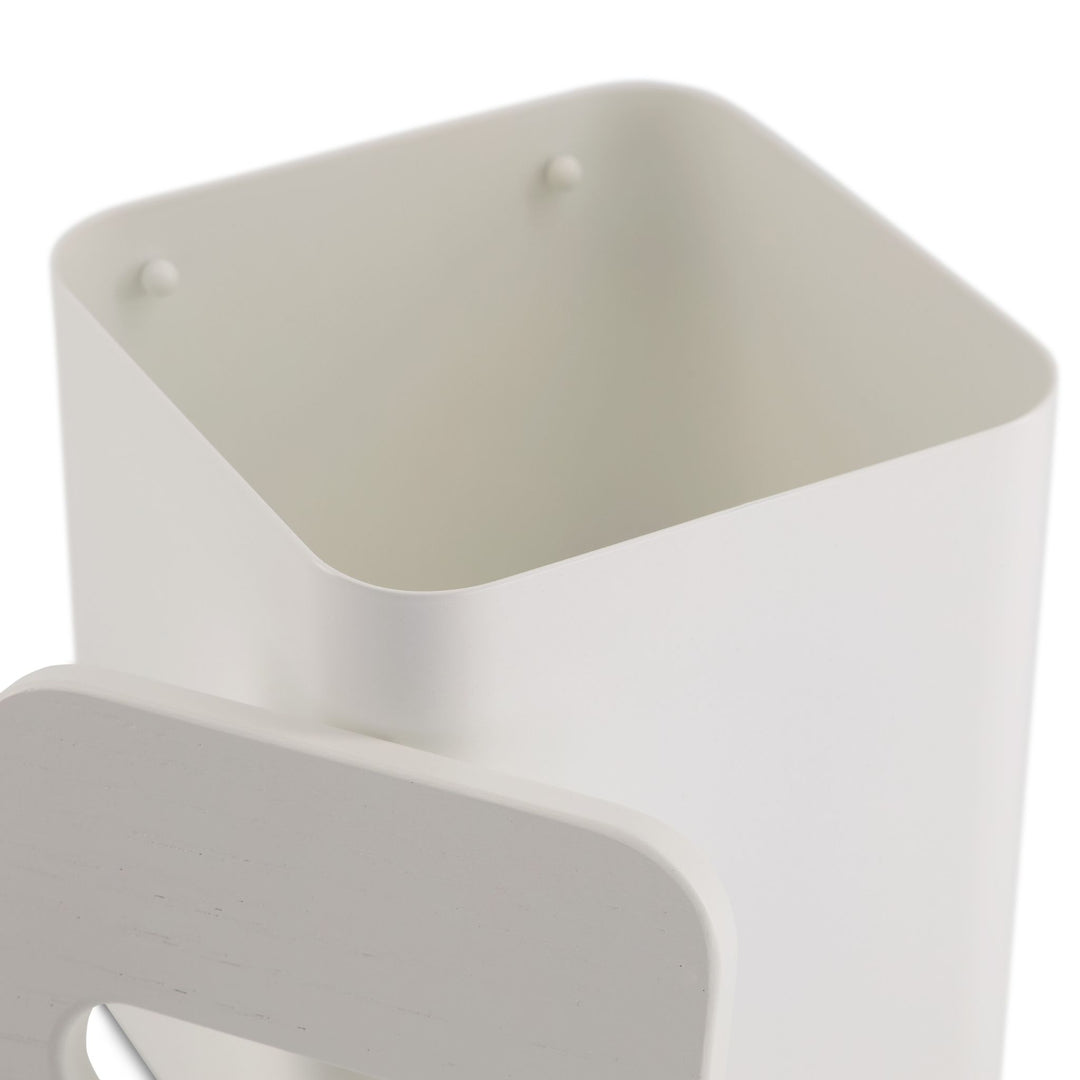 DESIGNSTUFF Square Tissue Box, White