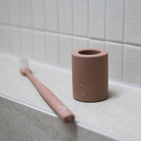 DESIGNSTUFF Wheatstraw Toothbrush, Clay