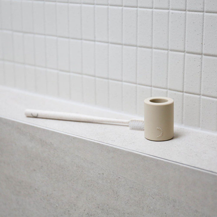 DESIGNSTUFF Toothbrush Holder, Sand