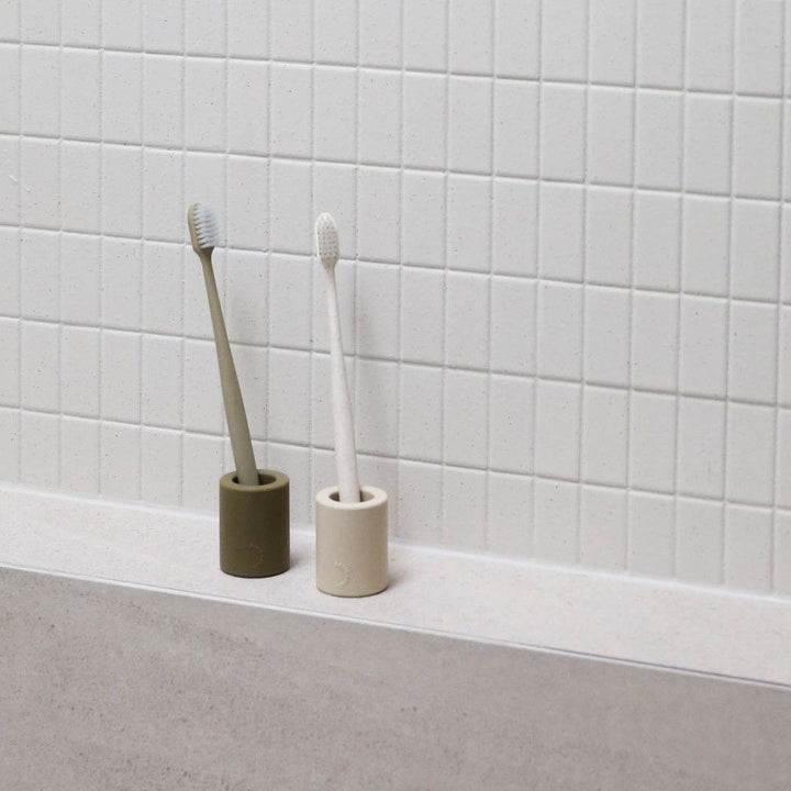 DESIGNSTUFF Toothbrush Holder, Sand