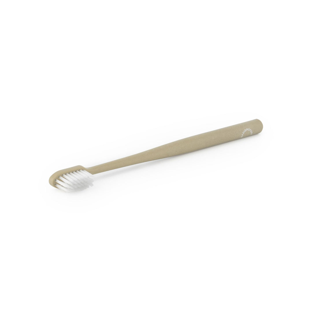 DESIGNSTUFF Wheatstraw Toothbrush, Khaki