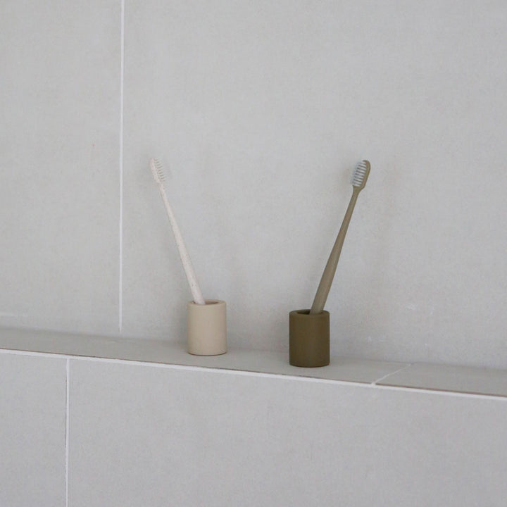 DESIGNSTUFF Wheatstraw Toothbrush, Sand