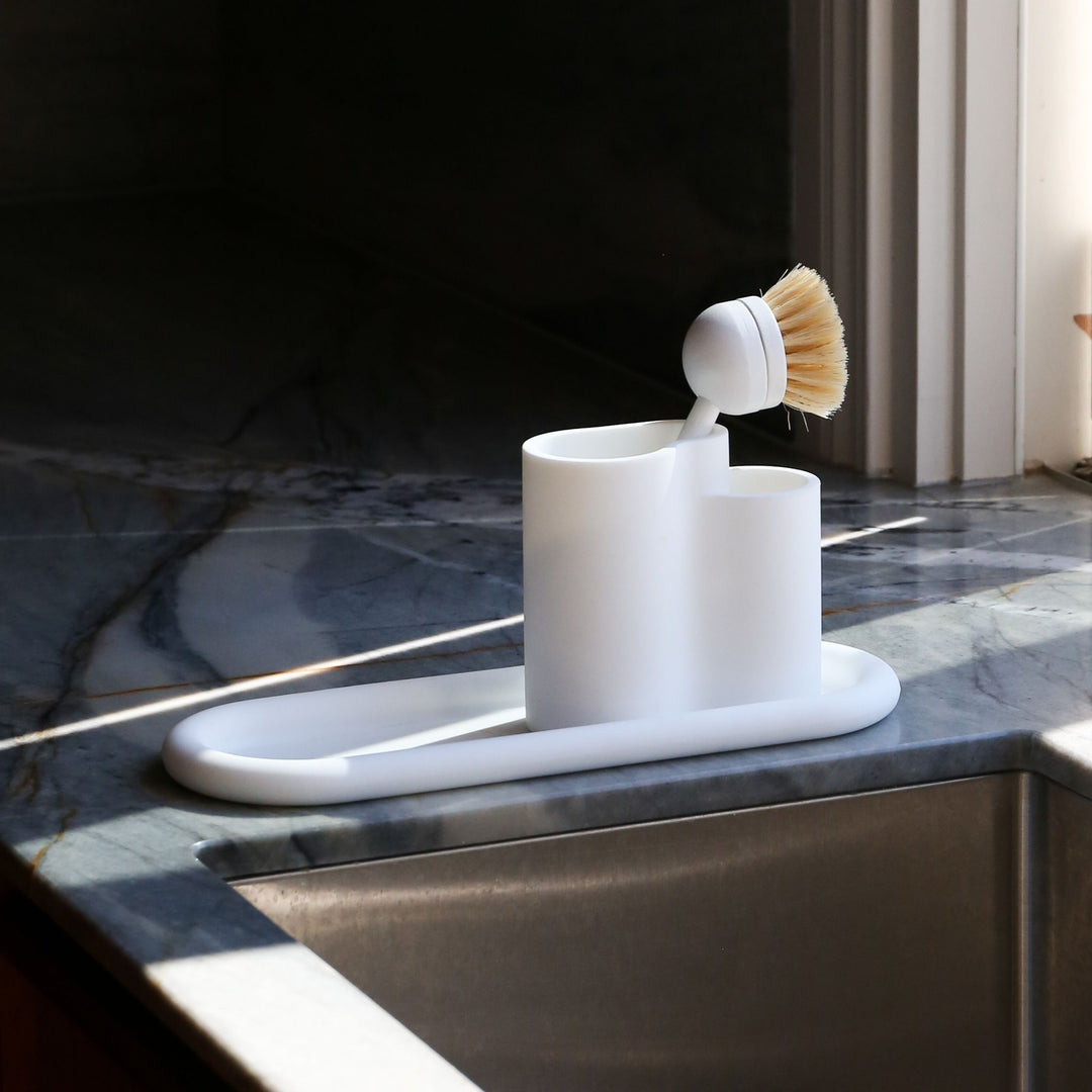 DESIGNSTUFF Bubble Silicone Tray, 35cm, White