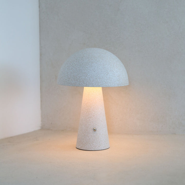 DESIGNSTUFF Loui Portable Table Lamp, Sand