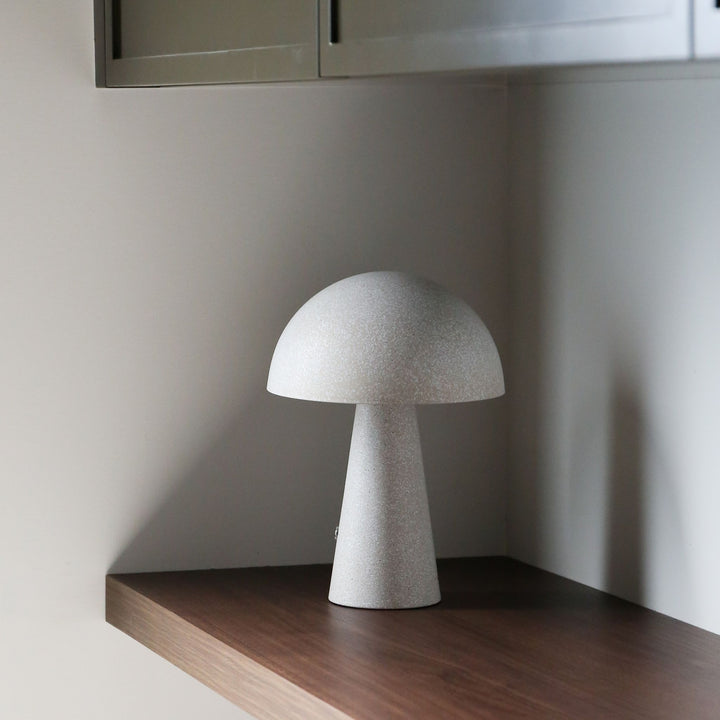 DESIGNSTUFF Loui Portable Table Lamp, Sand