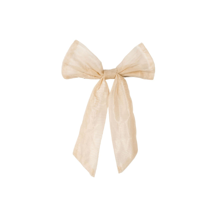 DESIGNSTUFF LUVA Bow w/ Tree Clip, Mesh Nude