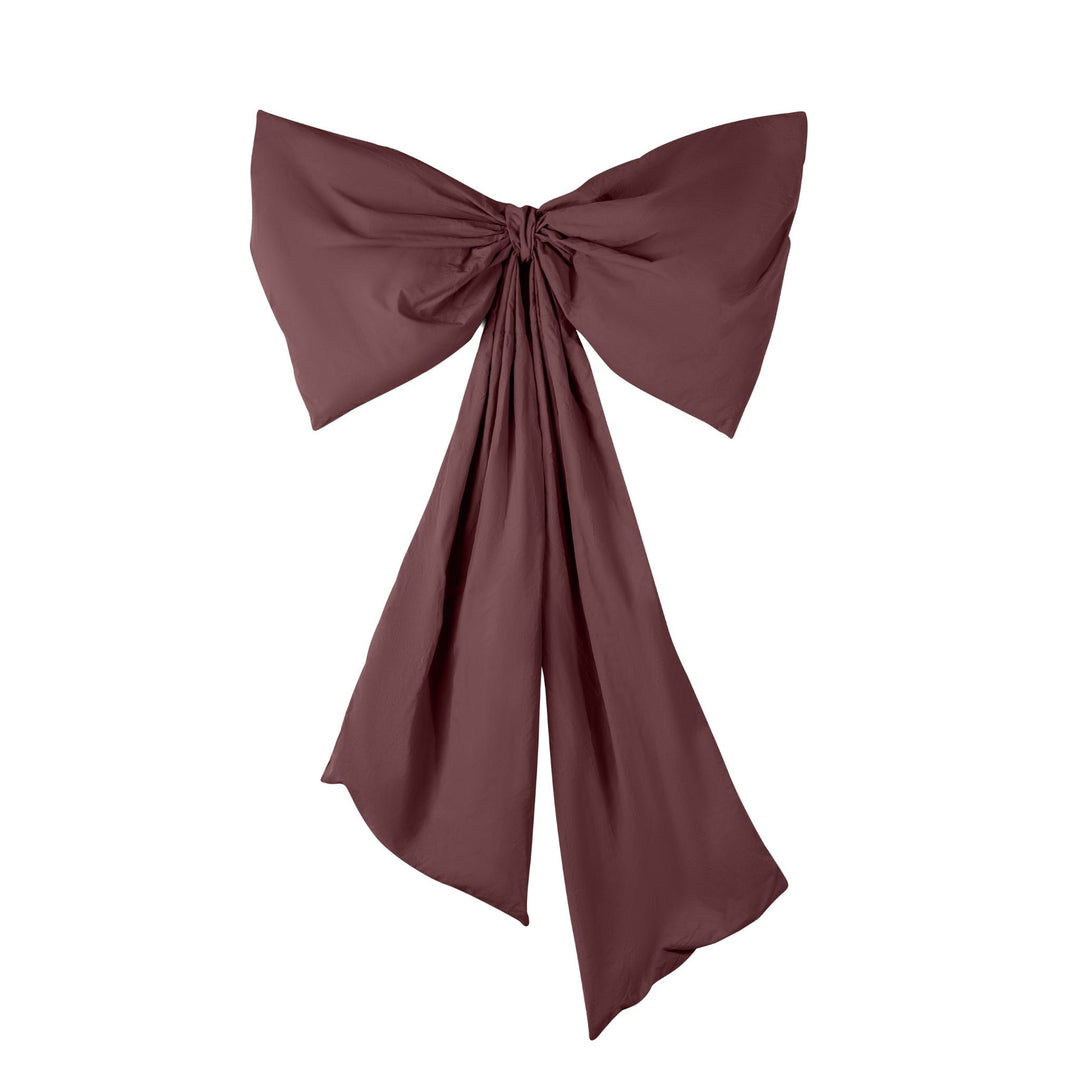 DESIGNSTUFF LUVA Large Bow for Door, H95 cm, Burgundy