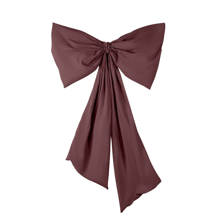 DESIGNSTUFF LUVA Large Bow for Door, H95 cm, Burgundy