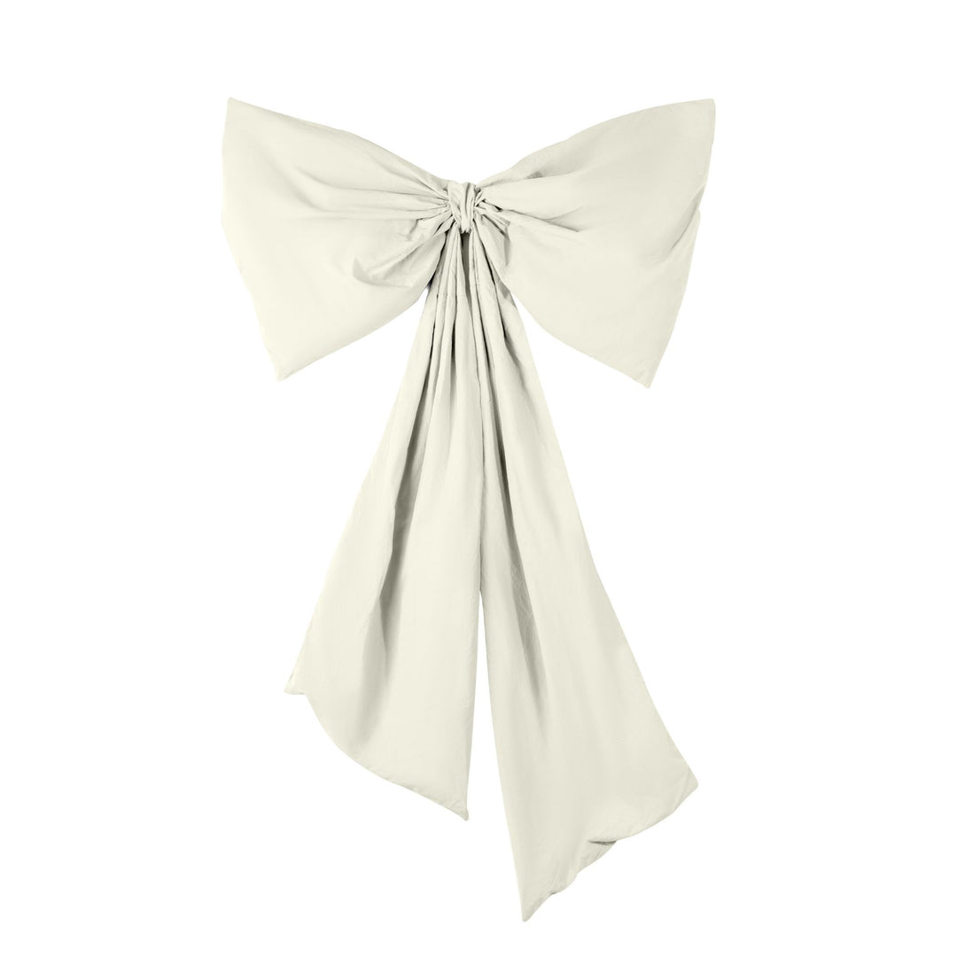 DESIGNSTUFF LUVA Large Bow for Door, H95 cm, Cream