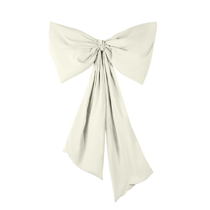 DESIGNSTUFF LUVA Large Bow for Door, H95 cm, Cream