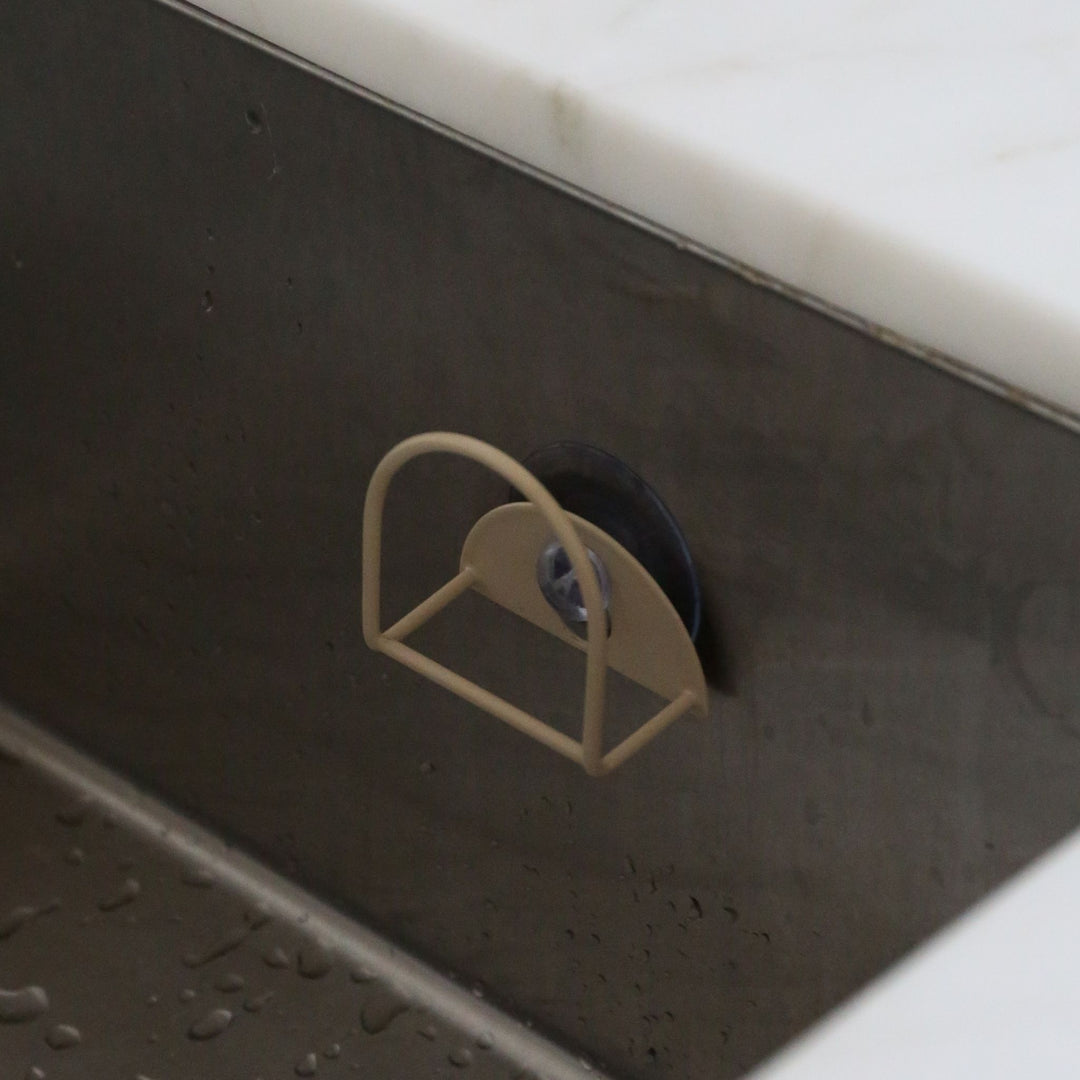 DESIGNSTUFF Sink Sponge Holder, Sand