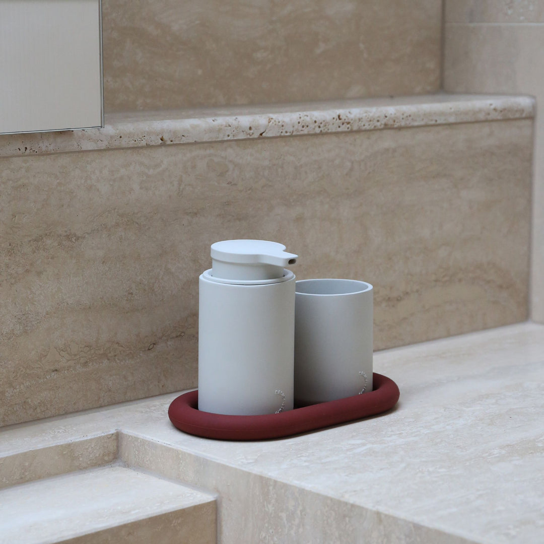 DESIGNSTUFF ARC Soap Dispenser, Stone