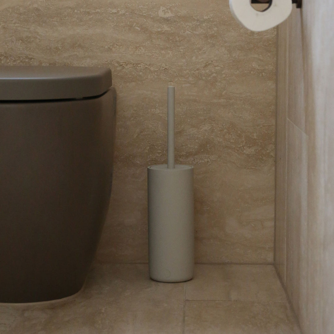 DESIGNSTUFF ARC Toilet Brush, Stone