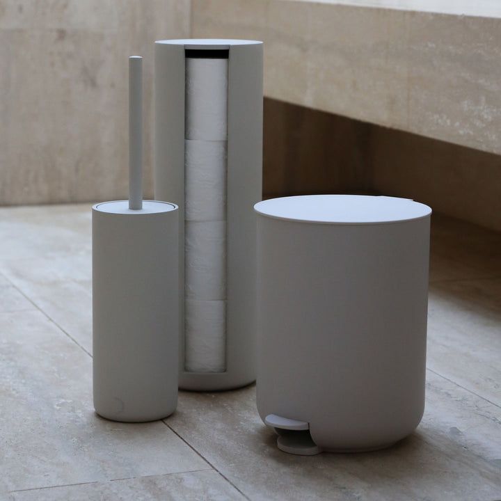 DESIGNSTUFF ARC Toilet Paper Storage Holder, Stone
