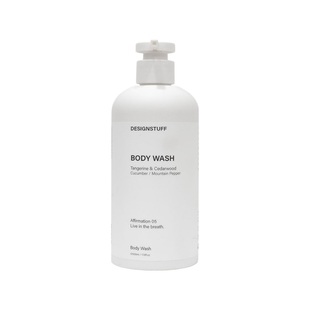 DESIGNSTUFF Body Wash, Tangerine & Cedarwood, 500mL