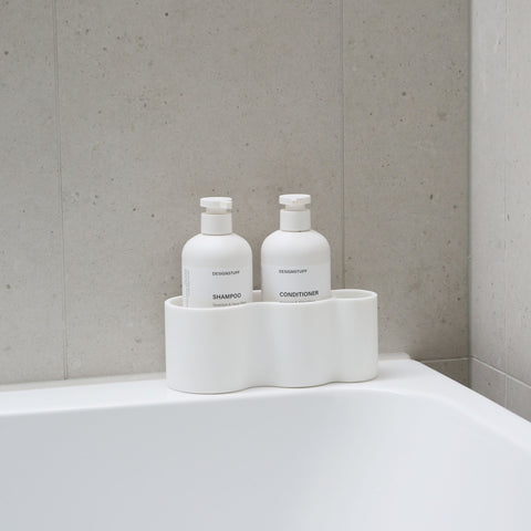 DESIGNSTUFF VANA Sink Caddy, Silicone, White