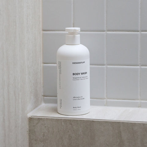 DESIGNSTUFF Saebe Body Wash, Tangerine & Cedarwood, 500ml