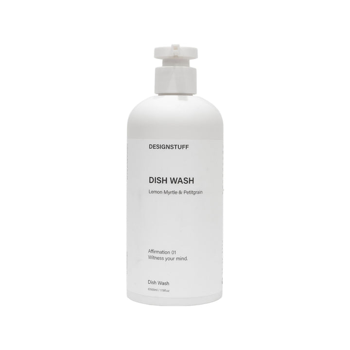 DESIGNSTUFF Dish Wash, Lemon Myrtle & Petitgrain, 500mL