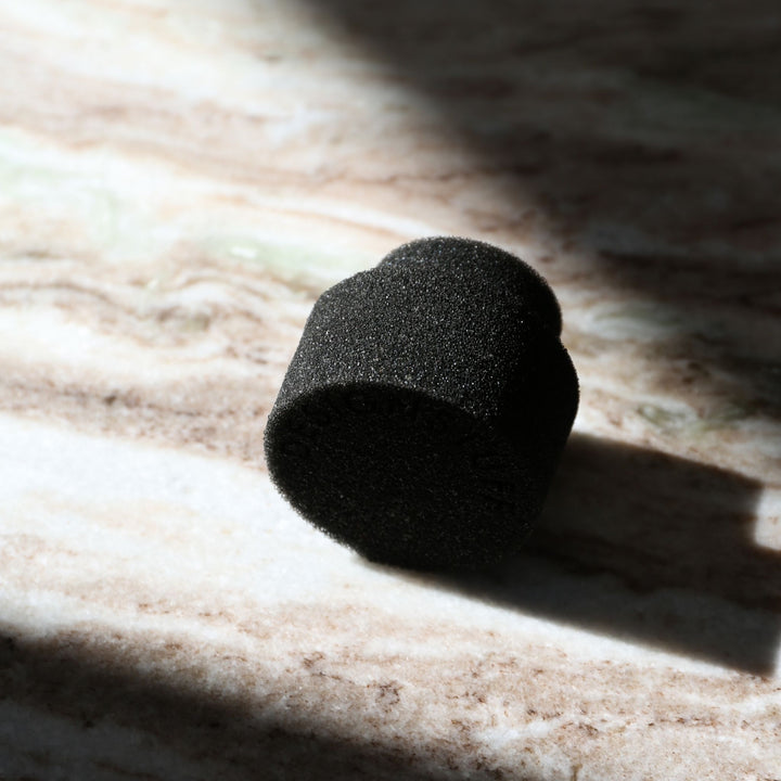 DESIGNSTUFF ETTA Round Silicone Sponge, Black