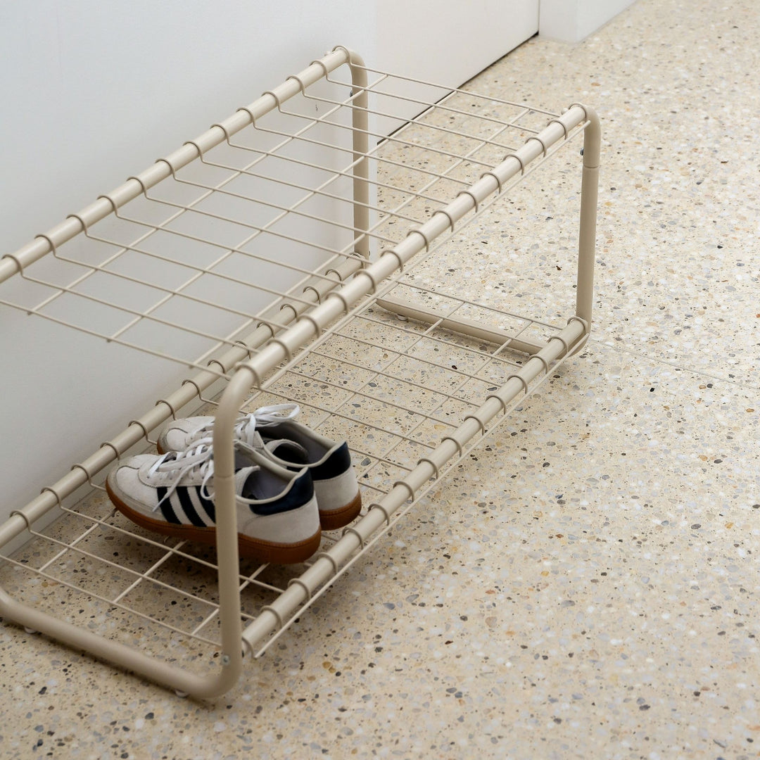 Sand Racks DESIGNSTUFF FORMA Shoe Rack, Sand