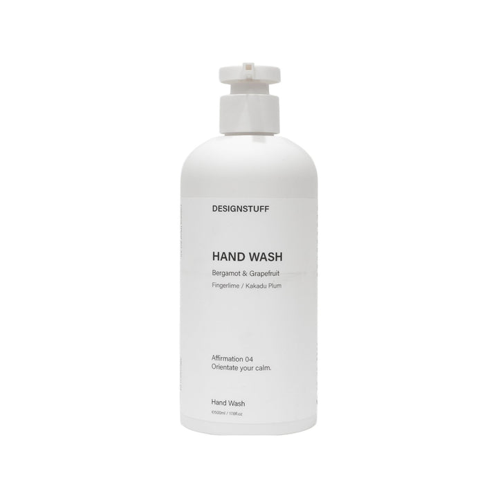 DESIGNSTUFF Hand Wash, Bergamot & Grapefruit, 500mL