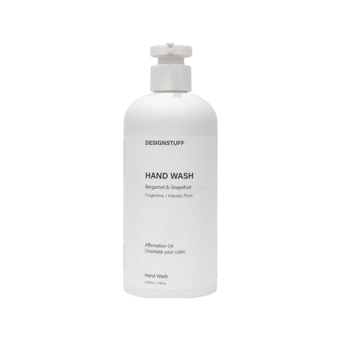 DESIGNSTUFF Hand Wash, Bergamot & Grapefruit, 500mL