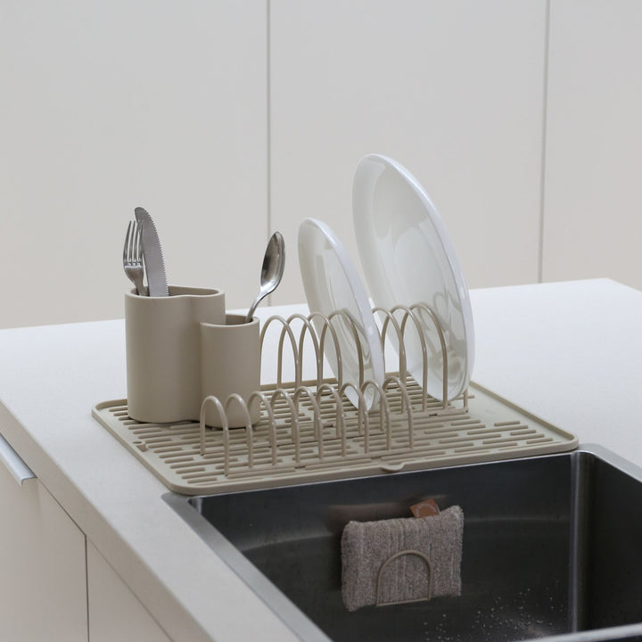 DESIGNSTUFF ETTA Hemp Marle Sponge, Camel (Set of 2)