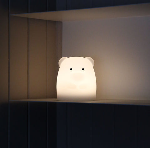 DESIGNSTUFF Little Bear Night Lamp, Mist