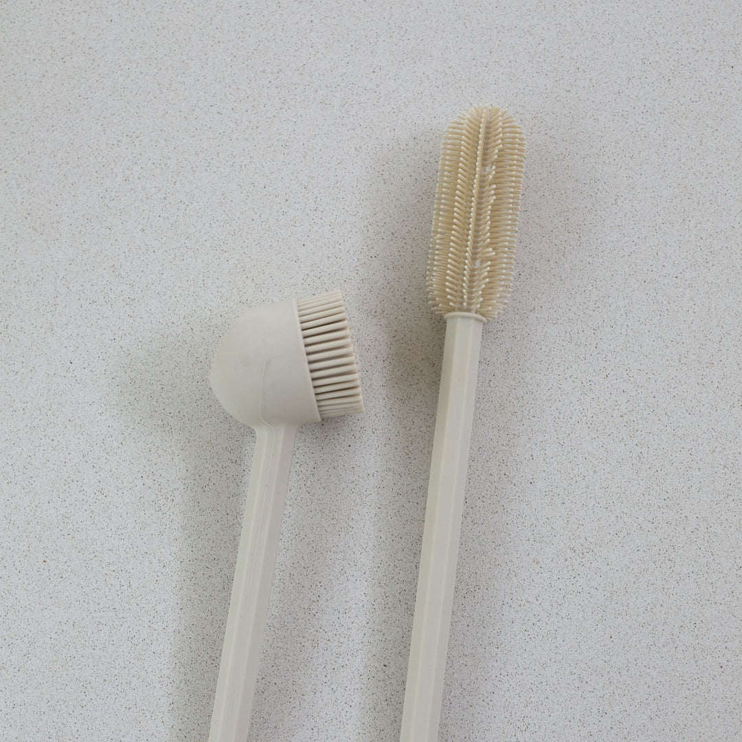 DESIGNSTUFF VANA Dish Brush, Silicone, Sand