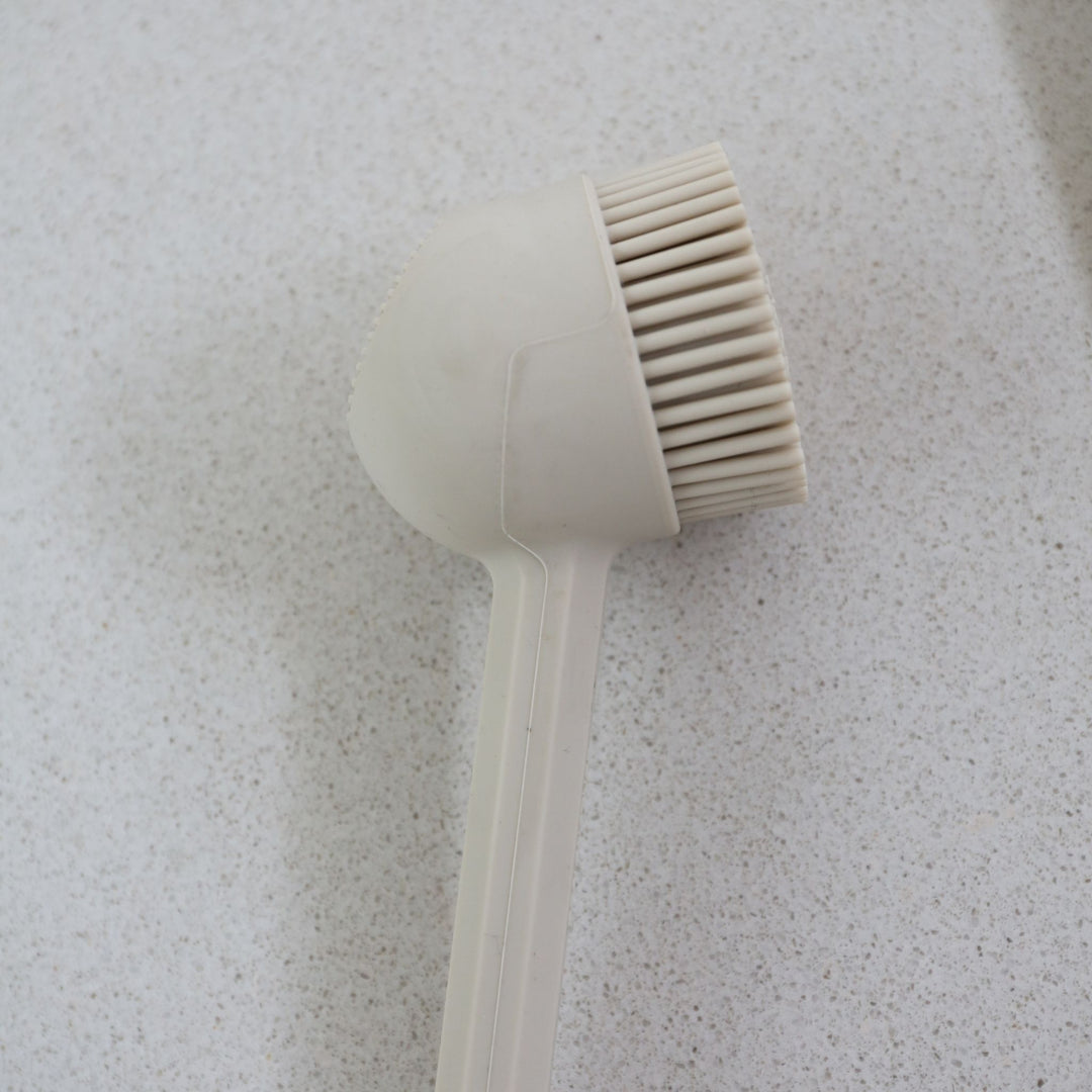 DESIGNSTUFF VANA Dish Brush, Silicone, Sand