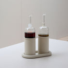 DESIGNSTUFF LUYO Oil & Vinegar Bottle Gift Set, 700 ml, Sand