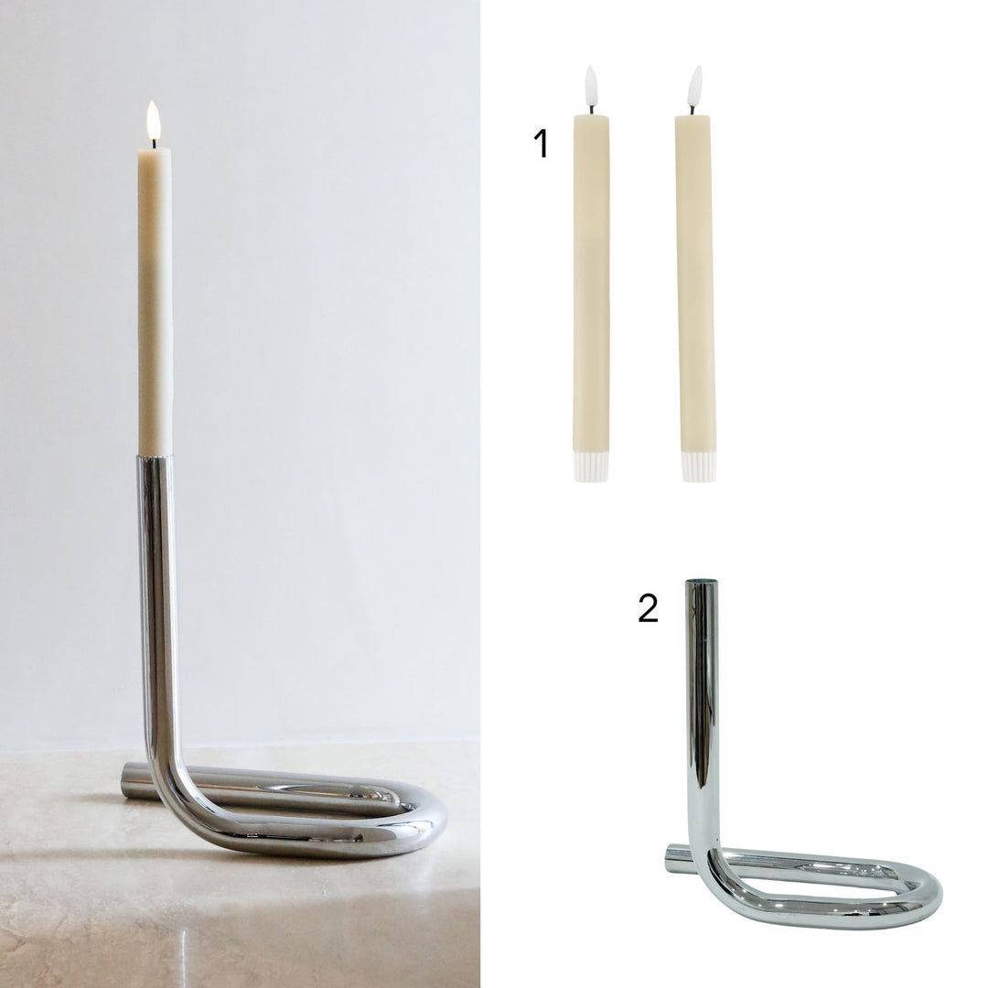 DESIGNSTUFF Bundle Decor 2, Chrome