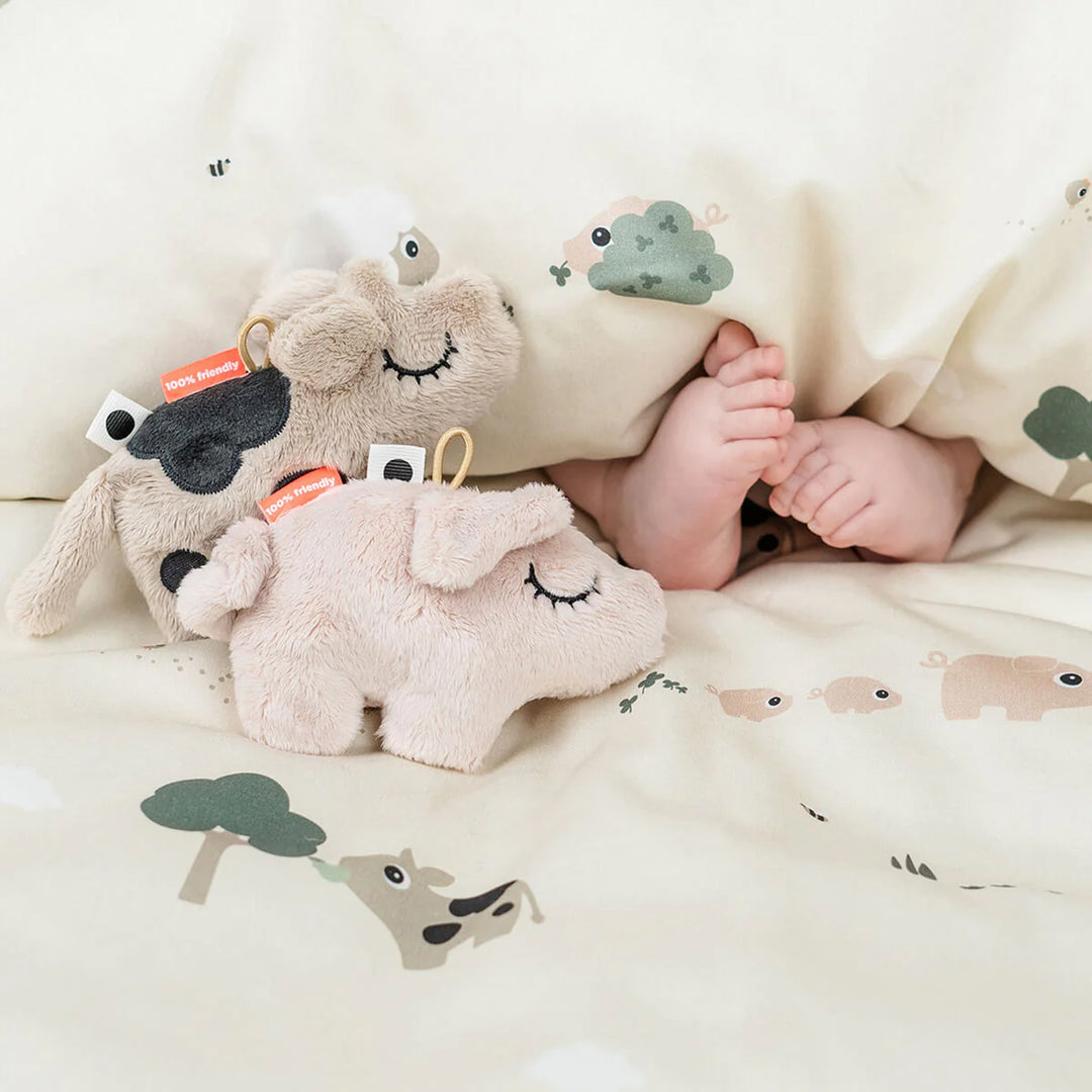 DONE BY DEER Tiny Sensory Rattle, Dotti, Sand