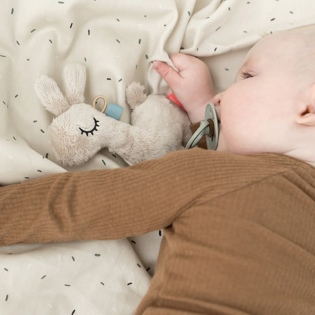 DONE BY DEER Tiny Sensory Rattle, Lalee, Sand