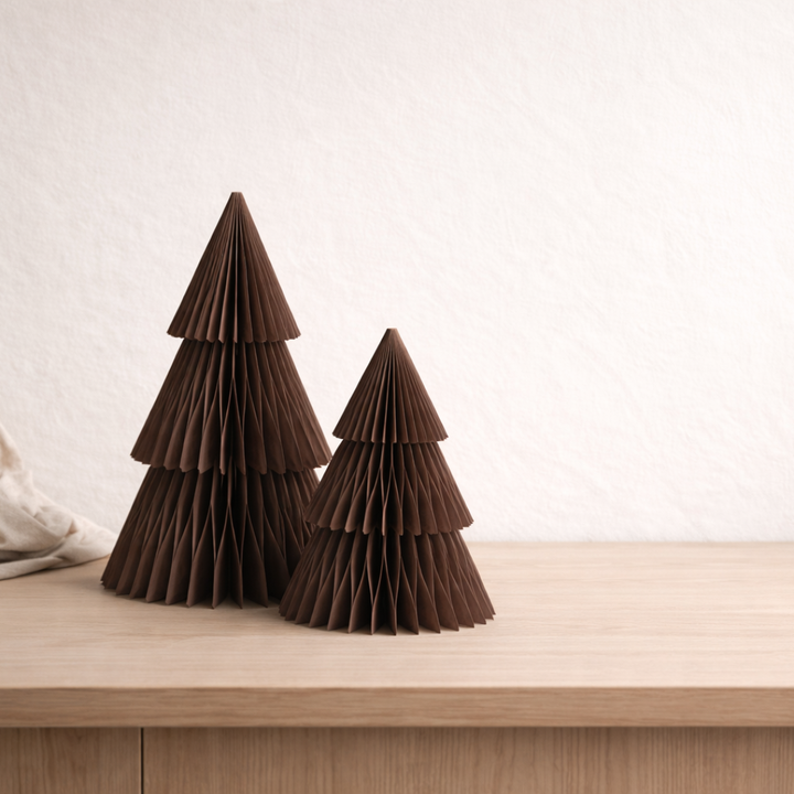 PRE-ORDER │ NORDIC ROOMS Deluxe Paper Tree, Cocoa, H 31cm