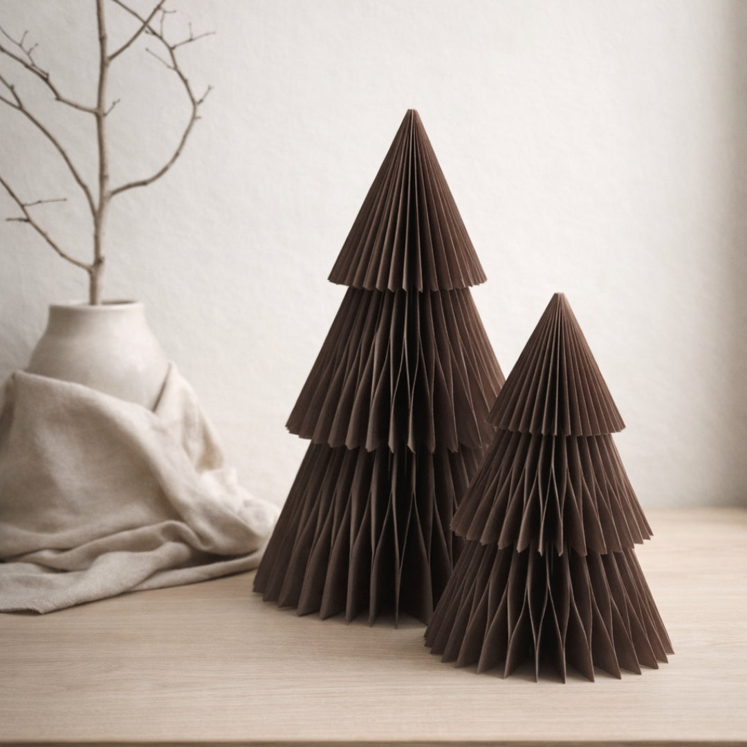 PRE-ORDER │ NORDIC ROOMS Deluxe Paper Tree, Cocoa, H 31cm