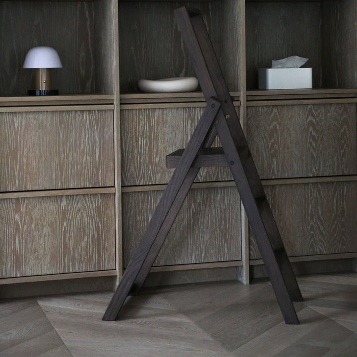 DESIGN HOUSE STOCKHOLM Step Ladder, Dark Oak