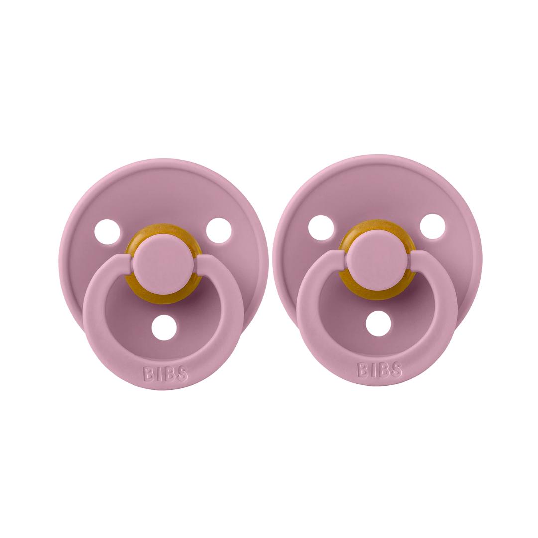 BIBS Colour Pacifier/Dummy, Heather (Set of 2)