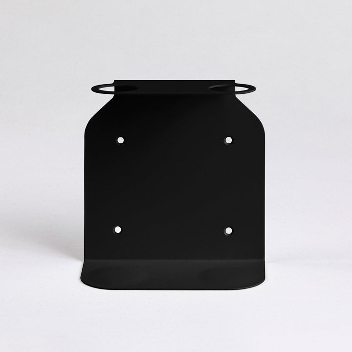 DESIGNSTUFF Dual Soap Dispenser Holder, Black